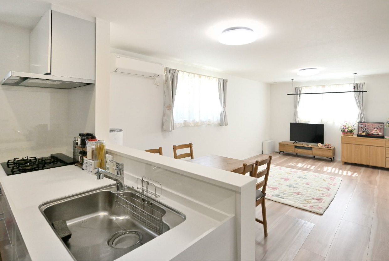 落ち着いたら、もっと⾃分たちらしい家に。