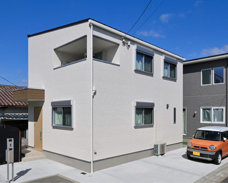 伸び伸び育てたいから、やっぱり⼾建て。