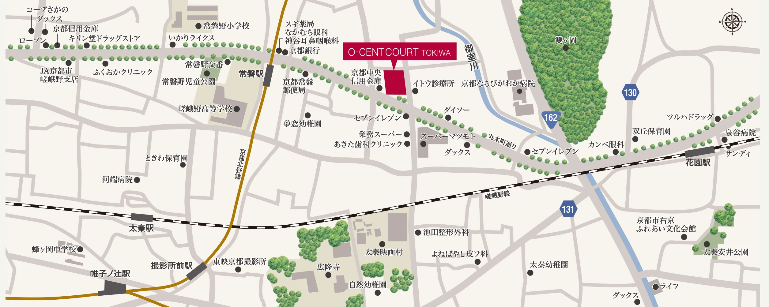 現地周辺地図