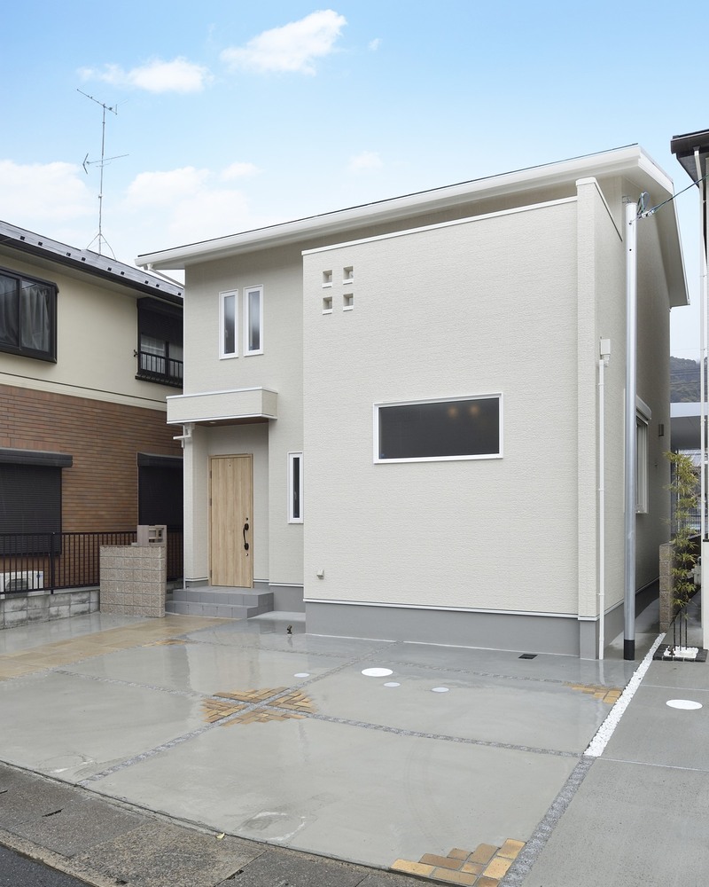 それぞれの個性を活かしながら統一感を持たせたデザインの松ヶ崎レンタルハウス２邸