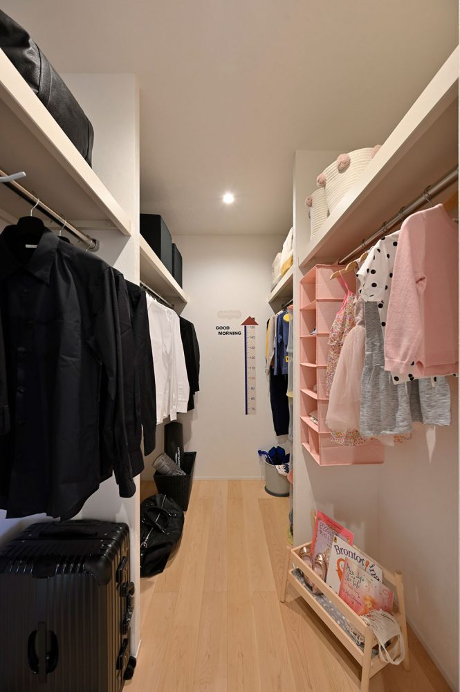 クローゼットの施工事例 1 クローゼットの施工事例