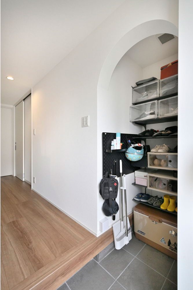 シューズクローゼットの施工事例 17 シューズクローゼットの施工事例