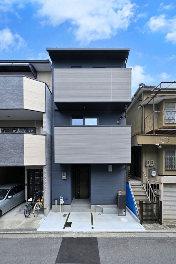 京都府・大阪府・兵庫県の建て替え/注文住宅 35 京都市中京区 新築一戸て施工事例