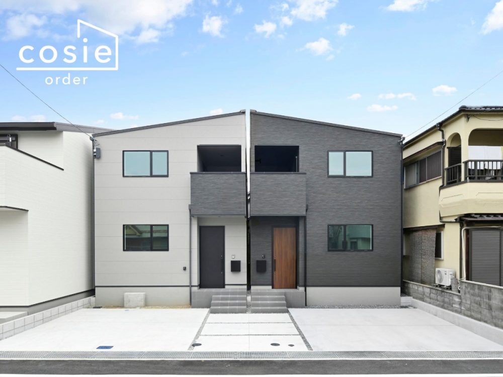 ゼロホームの規格住宅「cosie order（コージエオーダー）」外観｜28坪1,490万円〜の明瞭価格でおしゃれを両立