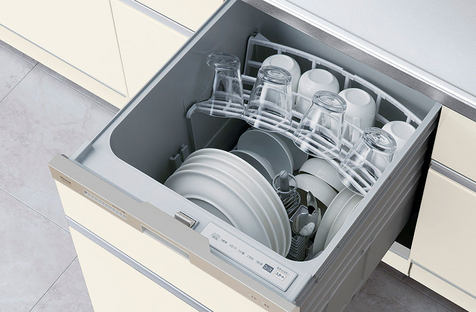深型スライドオープン食洗機