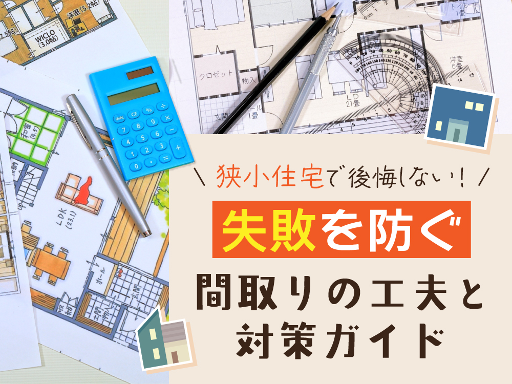 狭小住宅で後悔しない！失敗を防ぐ間取りの工夫と対策ガイド